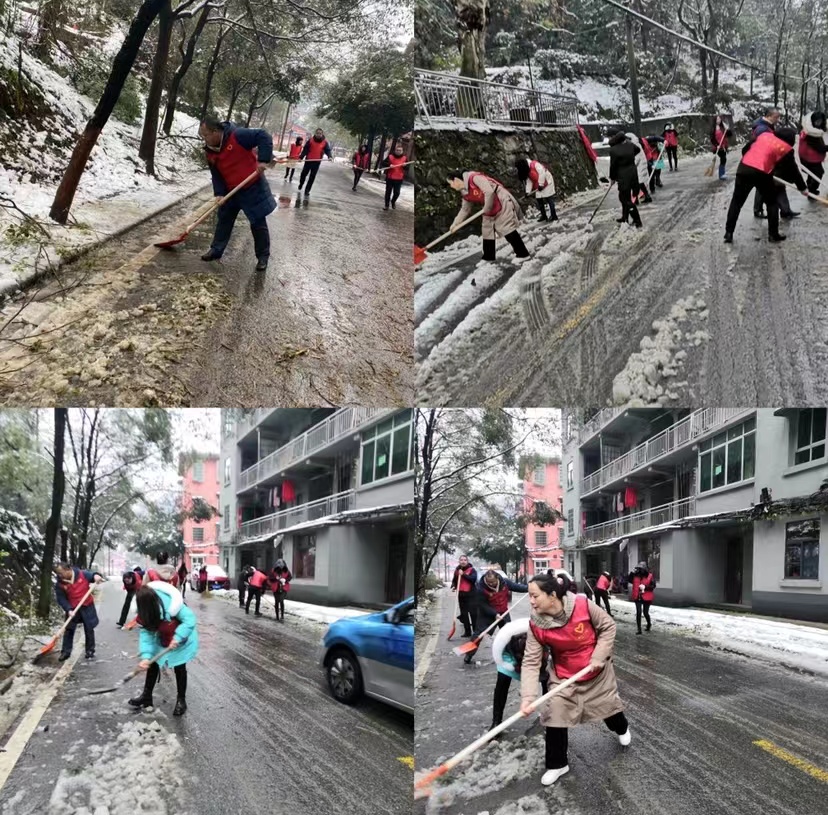 雨雪天氣黨旗紅 鏟雪除冰暖民心——我校黨員到聯(lián)點(diǎn)社區(qū)開展鏟雪行動(dòng)(圖2)