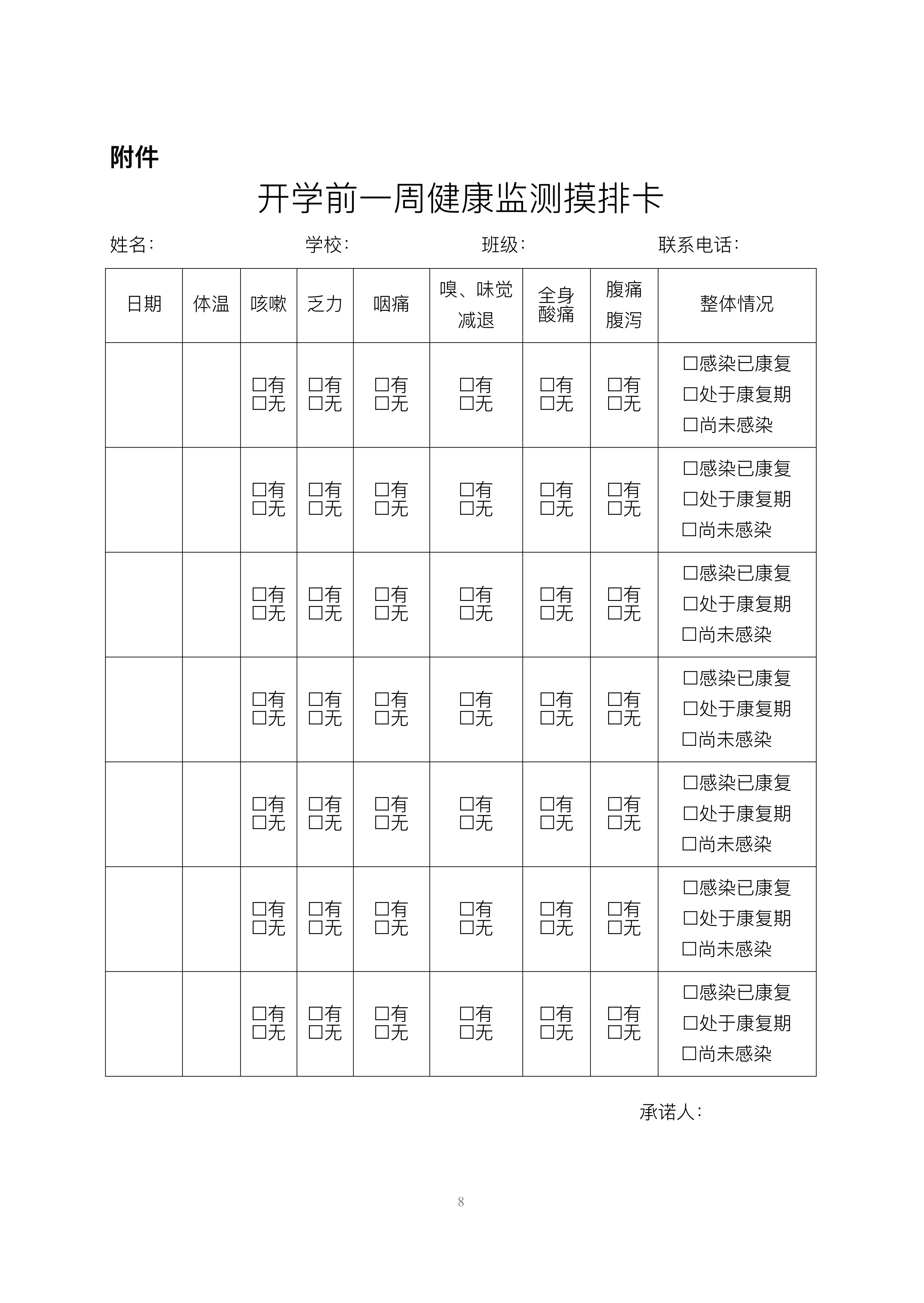 益陽(yáng)市衛(wèi)生職業(yè)技術(shù)學(xué)校2023年春季開(kāi)學(xué)疫情防控工作方案(圖8)